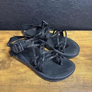 Chaco Z/Cloud 2 J107366 Black Polyester Strappy Sandals Womens Size 7